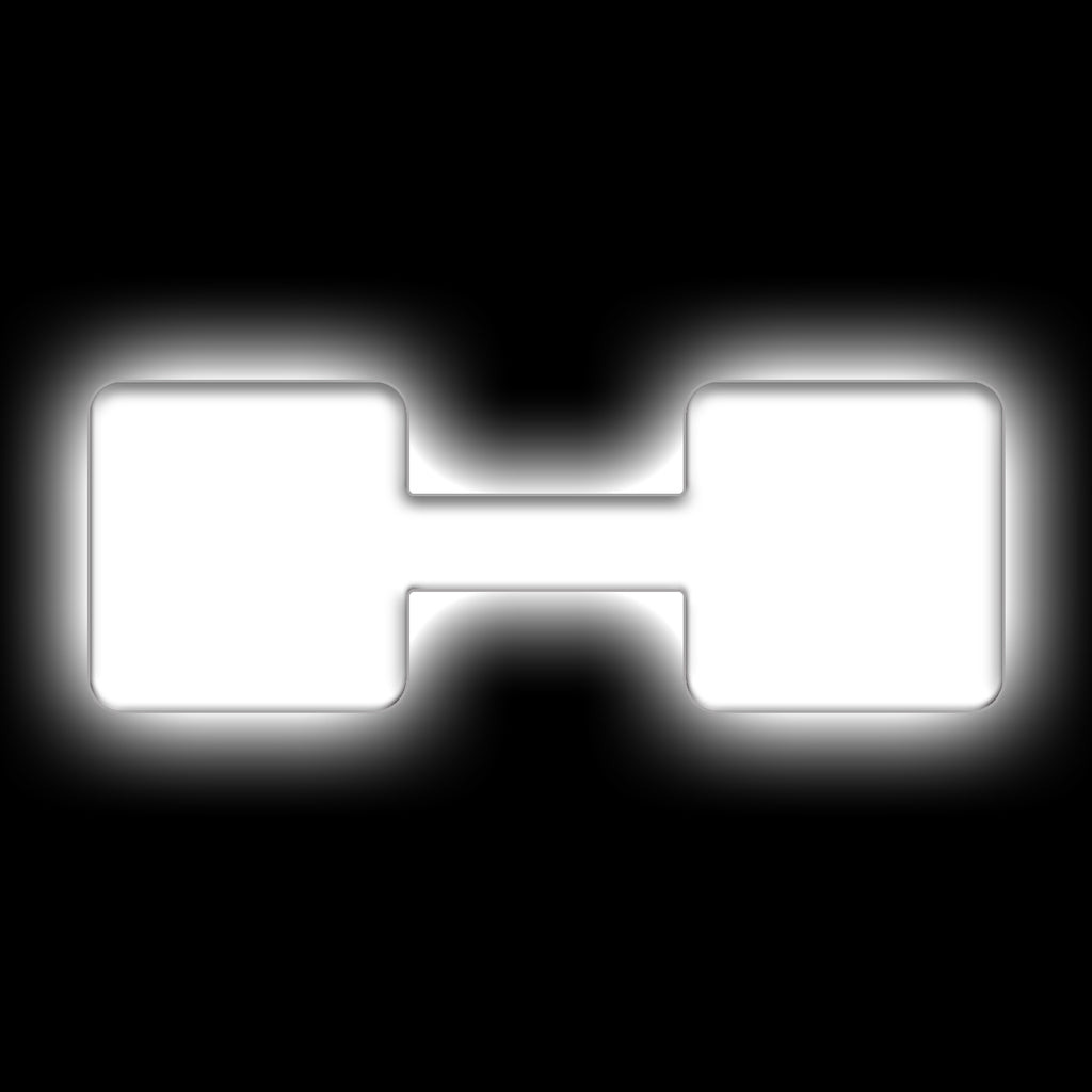Universal-Illuminated-Led-Letter-Badges---Matte-White-Surface-Finish---H