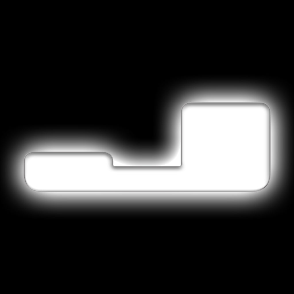 Universal-Illuminated-Led-Letter-Badges---Matte-White-Surface-Finish---J