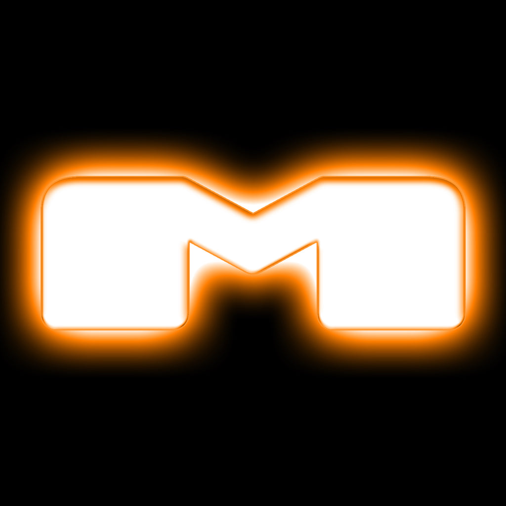 Universal-Illuminated-Led-Letter-Badges---Matte-White-Surface-Finish---M