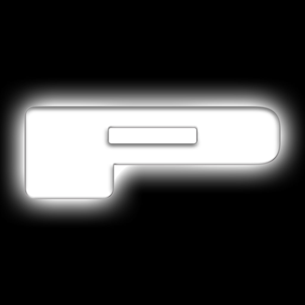 Universal-Illuminated-Led-Letter-Badges---Matte-White-Surface-Finish---P