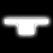 Load image into Gallery viewer, Universal-Illuminated-Led-Letter-Badges---Matte-White-Surface-Finish---T