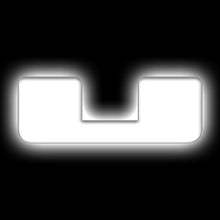 Load image into Gallery viewer, Universal-Illuminated-Led-Letter-Badges---Matte-White-Surface-Finish---U