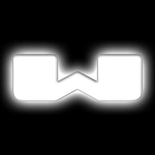 Load image into Gallery viewer, Universal-Illuminated-Led-Letter-Badges---Matte-White-Surface-Finish---W
