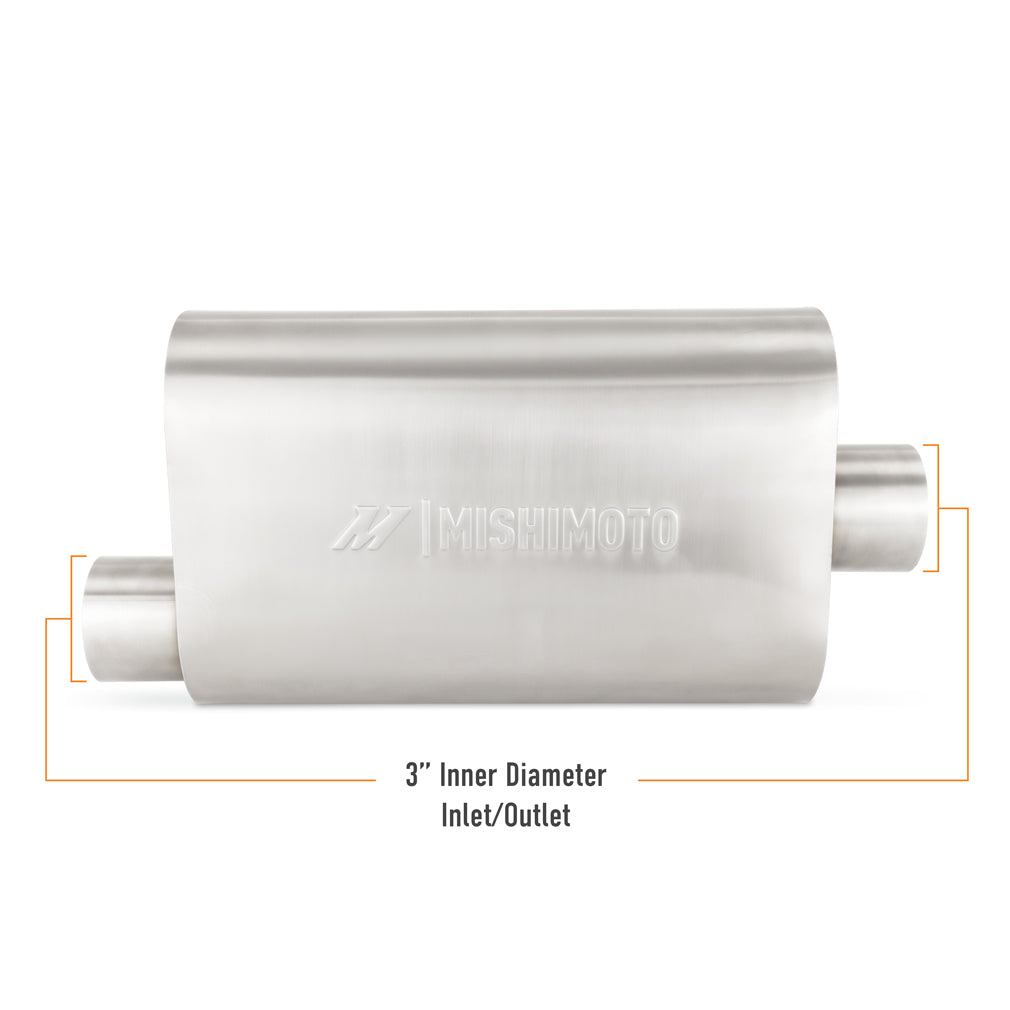 Universal-Muffler-With-3.0In-Offset-InletOutlet---Brushed