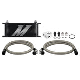 Mishimoto MMOC-U16BK Universal Oil Cooler Kit, 16-Row, Black