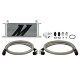 Mishimoto MMOC-U16SL Universal Oil Cooler Kit, 16-Row, Silver