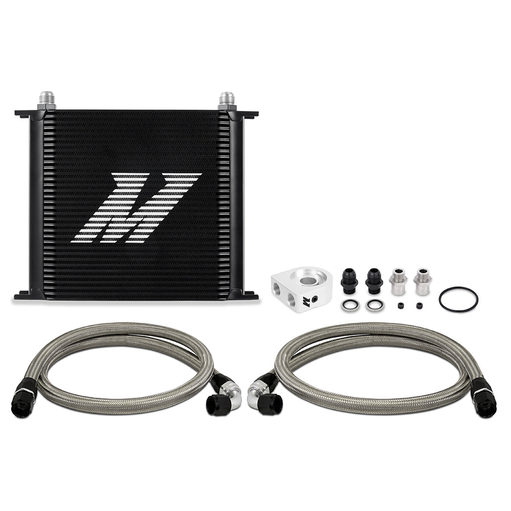 Universal-Oil-Cooler-Kit-34-Row-Black