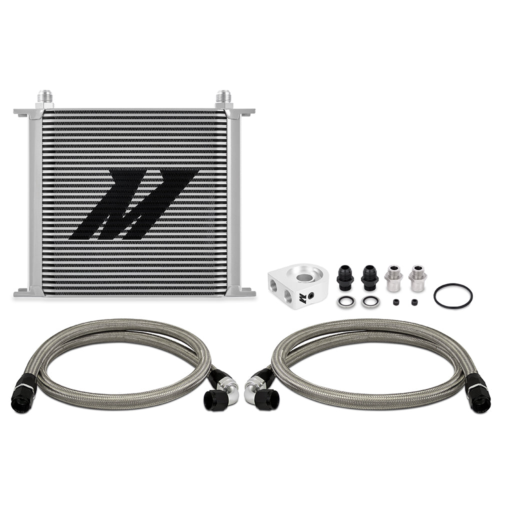 Universal-Oil-Cooler-Kit-34-Row-Silver