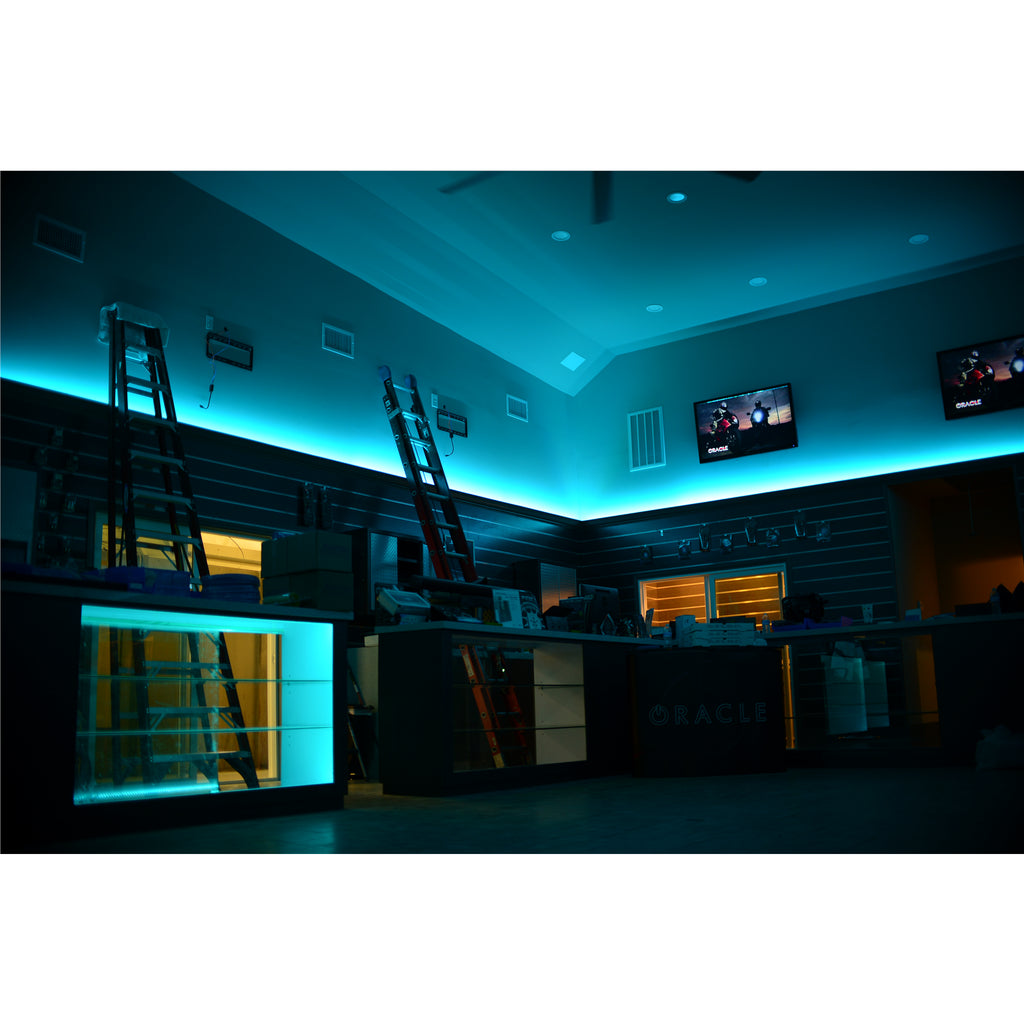 Universal-Oracle-Exterior-Black-Flex-1Ft-Led-Strip-Colorshift