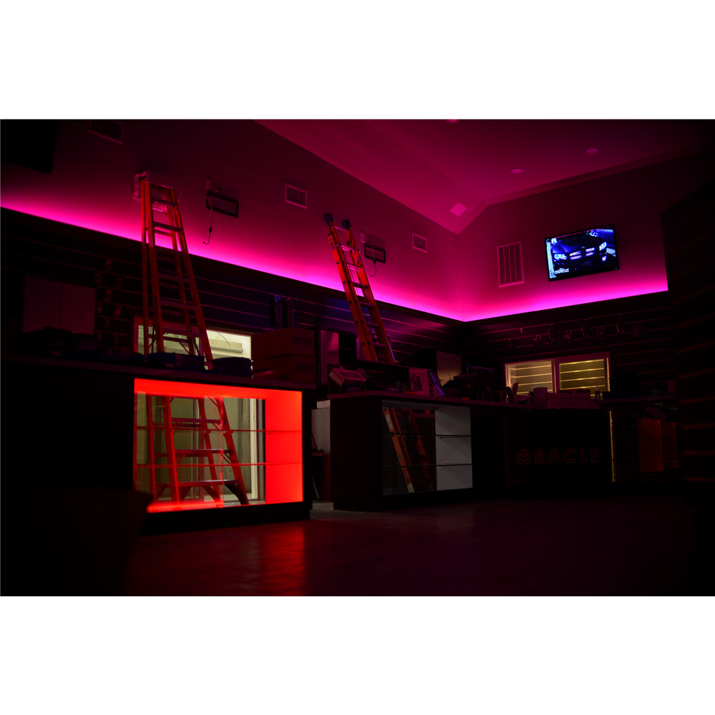 Universal-Oracle-Exterior-Black-Flex-1Ft-Led-Strip-Colorshift