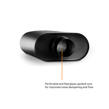Load image into Gallery viewer, Universal-Stainless-Steel-Exhaust-Muffler,-2.5-Inch,-Angle-Tip,-Black