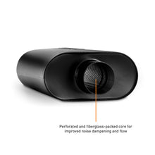 Load image into Gallery viewer, Universal-Stainless-Steel-Exhaust-Muffler,-3-Inch,-Angle-Tip,-Black