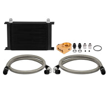 Load image into Gallery viewer, Universal-Thermostatic-25-Row-Oil-Cooler-Kit-(Black-Cooler)
