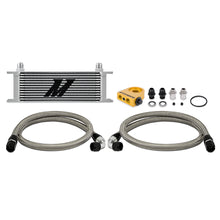 Load image into Gallery viewer, Universal-Thermostatic-Oil-Cooler-Kit-13-Row-Silver