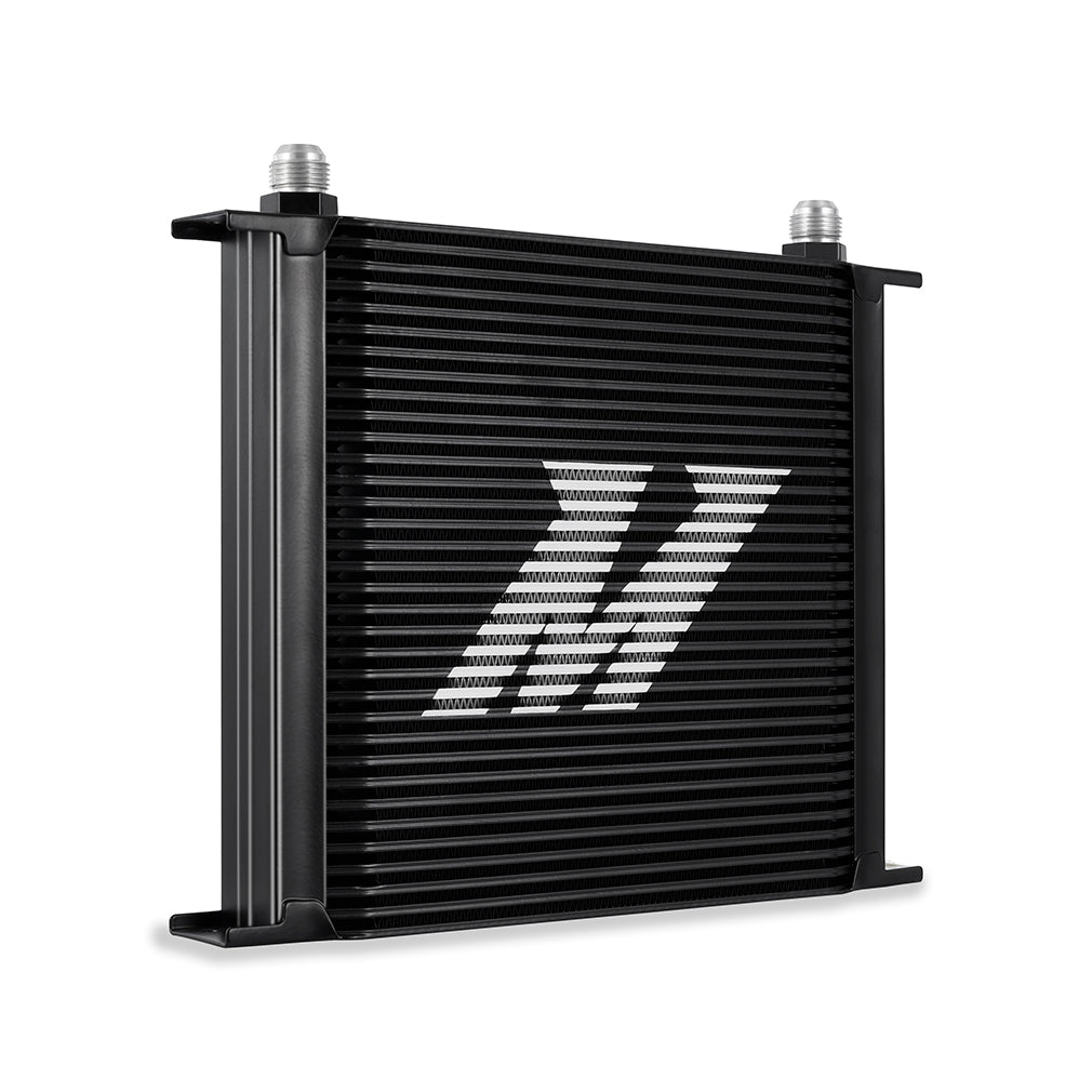 Universal-Thermostatic-Oil-Cooler-Kit-34-Row-Black