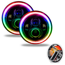 Load image into Gallery viewer, Universal-Universal-Oracle-Offroad-7In-High-Powered-Led-Headlightblack-Bezelc-DrivePass