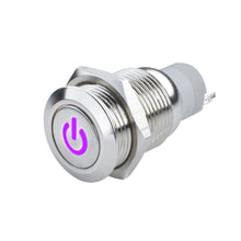 Load image into Gallery viewer, Universal-Unviersal-Oracle-Prewired-Power-Symbol-Momentary-Flush-Mount-Led-Swit