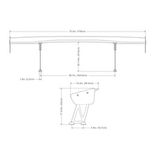 Load image into Gallery viewer, Universal-(70.5In-Wide)-Gt-Carbon-Fiber-Rear-Spoiler