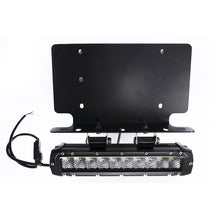 Load image into Gallery viewer, Us-License-Plate-Bracket-W-(1)-10In-Stealth-Light-Bar-W-2-Bottom-Mounts