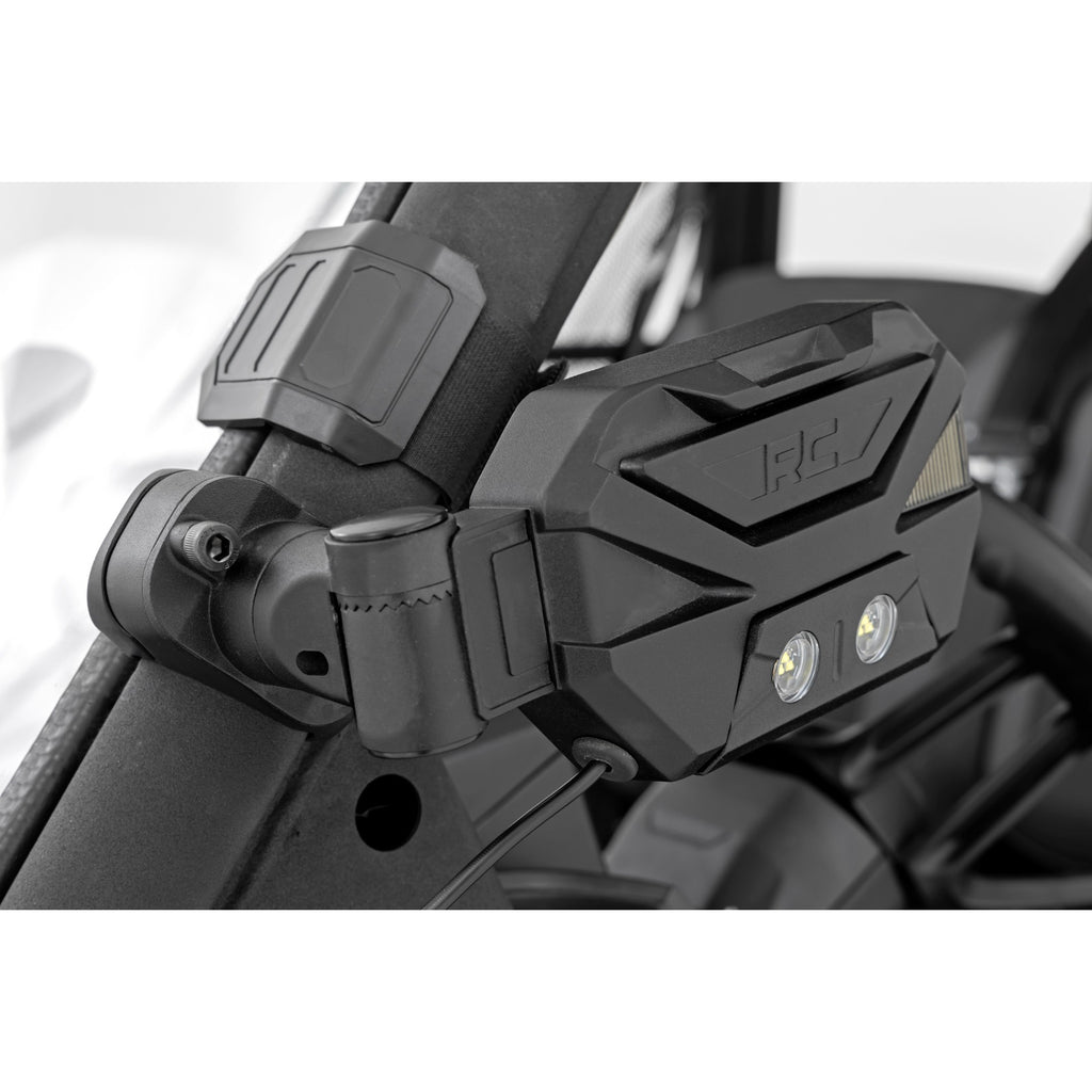 Utv-Aluminum-Side-Mirrors-WTurn-Signal-Pro-Fit-Cages-Universal-Rough-Country