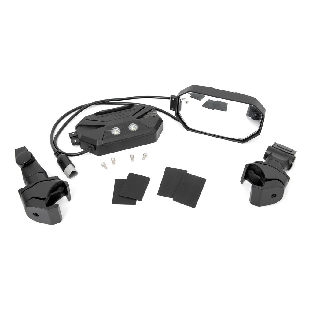 Utv-Aluminum-Side-Mirrors-WTurn-Signal-Pro-Fit-Cages-Universal-Rough-Country