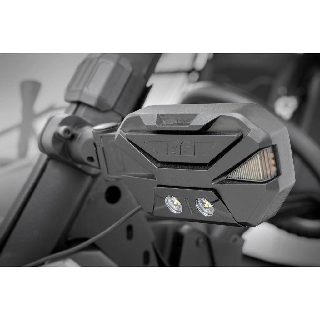 Utv-Aluminum-Side-Mirrors-WTurn-Signal-Pro-Fit-Cages-Universal-Rough-Country
