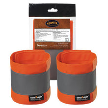 Load image into Gallery viewer, Pioneer V1040151-O/S Hi-Vis Reflective Arm Bands - Adjustable - 4" x 14"/10 cm x 35 cm - pr - Hi-Vis Orange - O/S