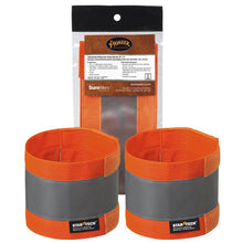 Load image into Gallery viewer, Pioneer V1040251-O/S Hi-Vis Reflective Anke Bands - Adjustable - 4" x 18"/45 cm x 10 cm - pr - Hi-Vis Orange - O/S