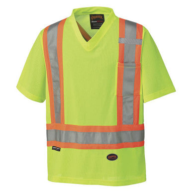 Pioneer _NOT_FOUND Hi-Vis Micro Mesh Traffic T-Shirt - Hi-Vis Yellow/Green