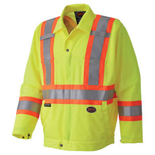 Load image into Gallery viewer, Pioneer _NOT_FOUND Hi-Vis Traffic Safety Jacket - Hi-Vis Yellow/Green