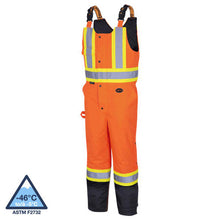 Load image into Gallery viewer, Pioneer _NOT_FOUND Hi-Vis Quilted Safety Overalls - 100% Waterproof - Hi-Vis Orange