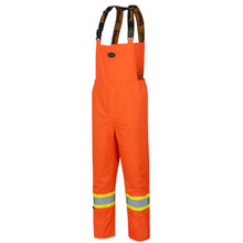 Load image into Gallery viewer, Pioneer V1150450-XL The Rock Hi-Vis 300D Insulated Bib Pants - PU Coated - Hi-Vis Orange - XL