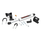 Rough Country 8731970 V2 Steering Stabilizer Axle Bracket 07-18 Jeep Wrangler JK