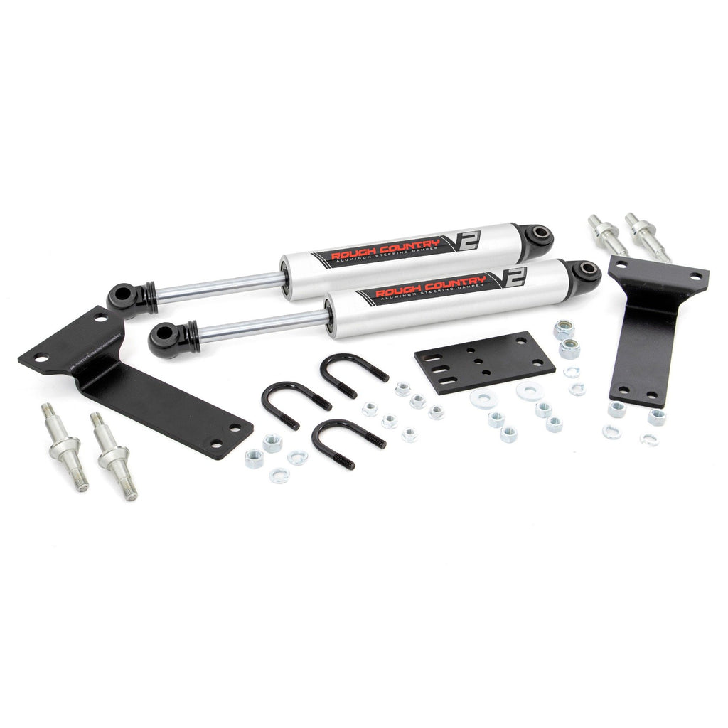 V2-Steering-Stabilizer-Dual-00-05-Ford-Excursion99-04-Super-Duty-Rough-Country