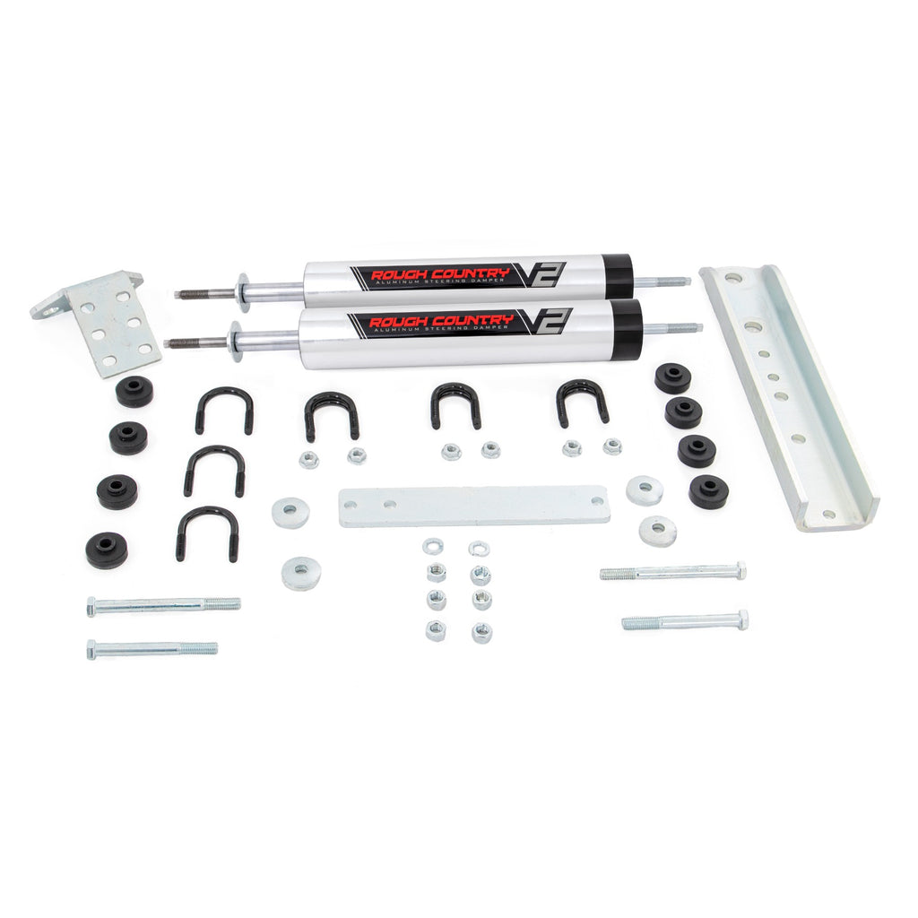 V2-Steering-Stabilizer-Dual-80-96-Ford-BroncoF-150-Rough-Country