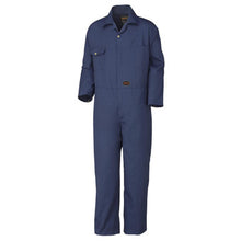 Load image into Gallery viewer, Pioneer V2020380-44 Poly/Cotton Coveralls - Zipper Closure - Navy - 44