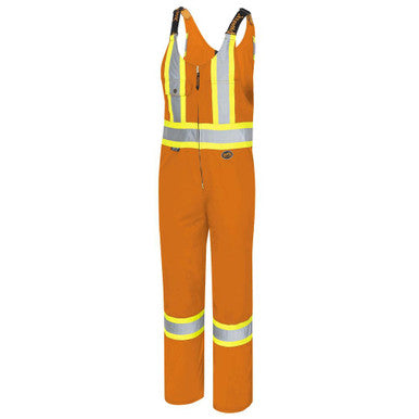 Pioneer V203011T-46 Hi-Vis Poly/Cotton Safety Overalls - Orange - 46 - Tall