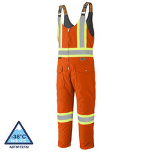 Load image into Gallery viewer, Pioneer _NOT_FOUND Hi-Vis Quilted Cotton Duck Safety Overalls - Hi-Vis Orange