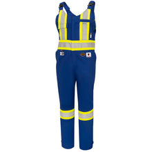 Load image into Gallery viewer, Pioneer V2540450-L FR-Tech® Hi-Vis 88/12 7 oz FR Overalls - Zipper Closure - Royal Blue - L