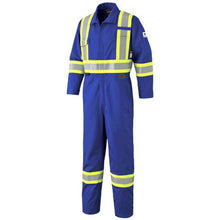 Load image into Gallery viewer, Pioneer V2540510-50 FR-Tech® Hi-Vis 88/12 7 oz FR/ARC-Rated Coveralls - Leg Zippers - Royal Blue - 50
