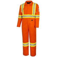 Load image into Gallery viewer, Pioneer _NOT_FOUND FR Quilted Cotton Safety Coveralls - Zipper Closure - Hi-Vis Orange