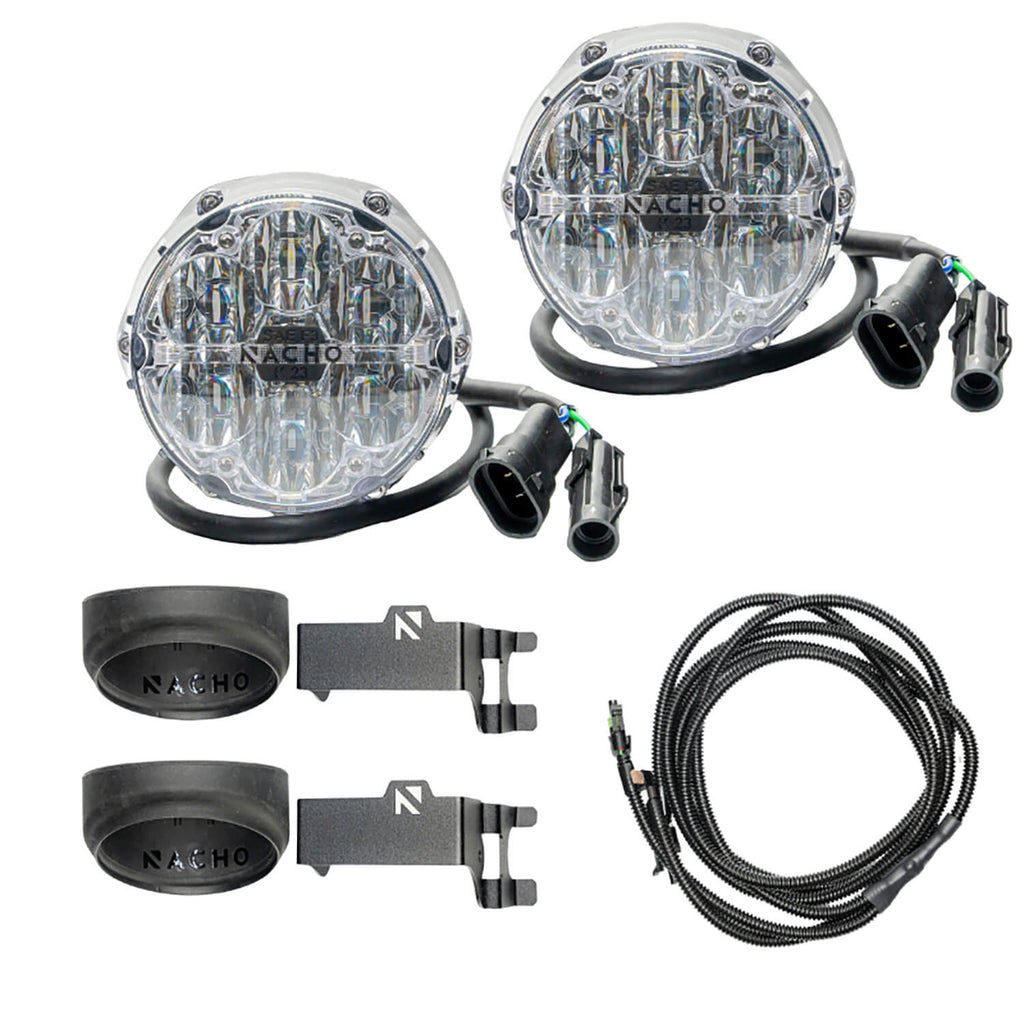 ARB V3TO1KWSO NACHO SAE Only White Plug N Play Fog Light Kit for Select Toyota 4Runner, Toyota Tacoma, Toyota Tundra