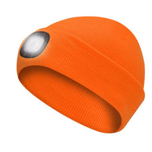 Load image into Gallery viewer, Pioneer V4020950OS Knit Toque with LED Headlight - Hi-Vis Orange - O/S