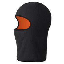 Load image into Gallery viewer, Pioneer V4030270-O/S 1 Hole Microfleece Hood - Reversible  - Black/Hi-Vis Orange - O/S
