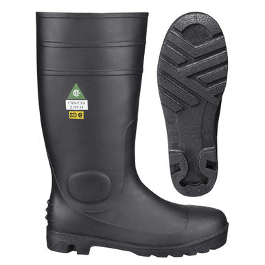 Pioneer V4710270-13 Steel Toe/Plate PVC  Boot - Black - 13