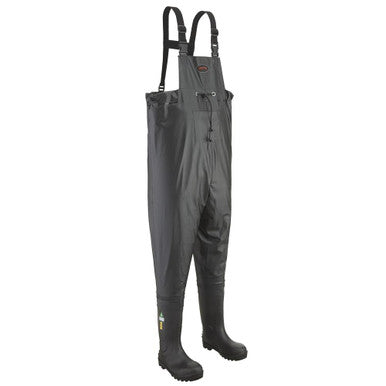 Pioneer V4720470-11 Hip Wader - Steel Toe/Plate - Black - 11