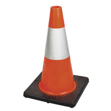 Load image into Gallery viewer, Pioneer V6200350-O/S Premium PVC Flexible Safety Cone - 6"/15 cm  High-Luminance 3 Band - 18"/45 cm