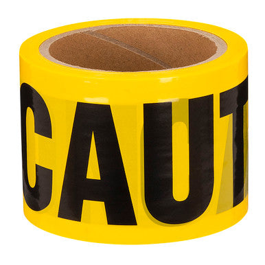 Pioneer V6310140-O/S "Caution Tape" - Yellow - 0.04 mm - 200'/61 m