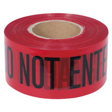 Load image into Gallery viewer, Pioneer V6310460-O/S "Danger Do Not Enter" Tape - Red - 0.04 mm - 1000'/304.8 m