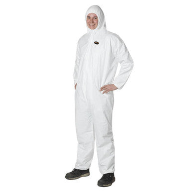 Pioneer _NOT_FOUND Antistatic Microporous Disposable Coveralls - Zipper Closure -White